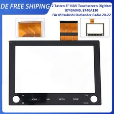 2 pulsanti 8" NAV touch screen