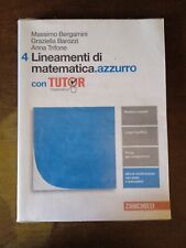Lineamenti Di Matematica Azzurro 4 - Zanichelli - ISBN 9788808542779
