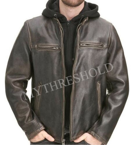 Giacca pelle invernale moto