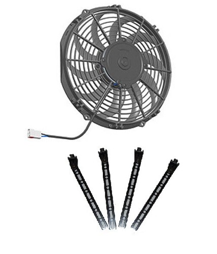 Ventilatore 12v spal - 12v, 310mm