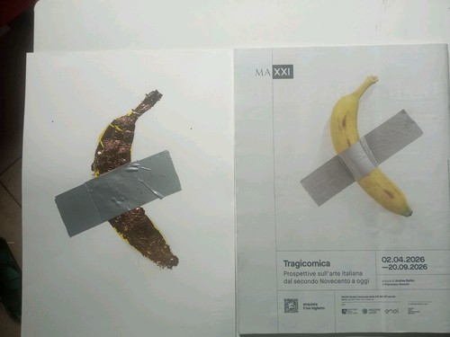 Maurizio cattelan banana gold - maurizio,