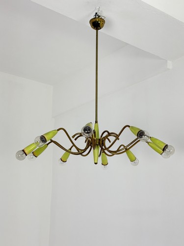 Lampadario luci ottone e - in,