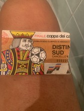 Biglietto finale coppa dei - coppa,