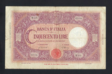 REPUBBLICA ITALIANA 500 LIRE BARBETTI GRANDE C (B.I.) 22 LUGLIO 1946 RARA
