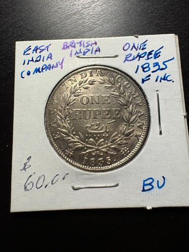 1835 british india one - 1835, rupee