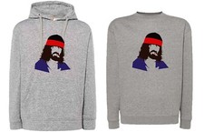 Felpa Er Monnezza Tomas Milian grigia con cappuccio o girocollo film commedia