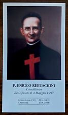 SANTINO BEATO P. ENRICO REBUSCHINI CAMILLIANO MALATI SOFFERENTI