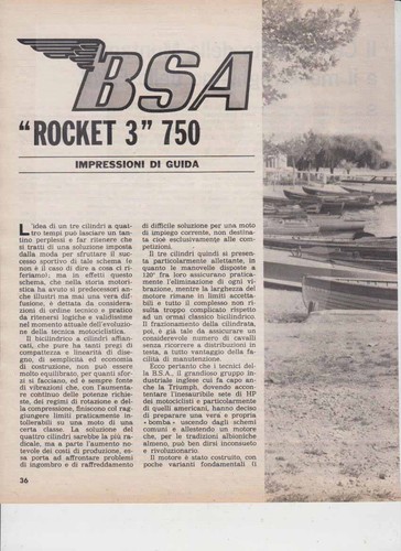 Advertising test moto bsa - advertising,
