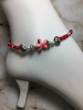 Bracciale cavigliera rossa