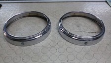 Coppia cornici faro inox Simca