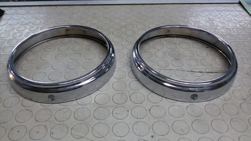 Coppia cornici faro inox simca - coppia,
