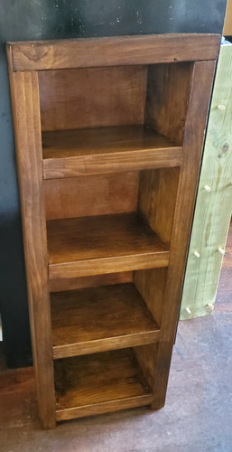 Scaffale legno gradini - legno,