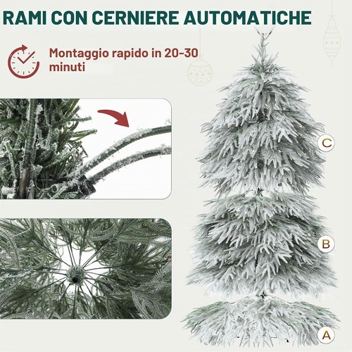 Albero natale artif con - artif., 30