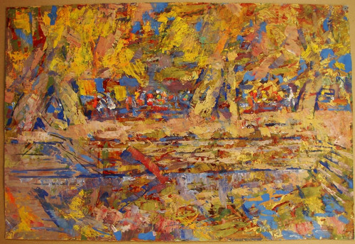 Quadro tempera sovietico