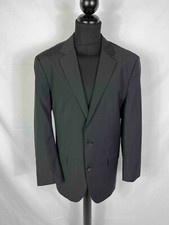 HUGO BOSS Giacca Uomo Lana Elegante Gessata da Sera Man Jacket Blazer Sz.XL - 52
