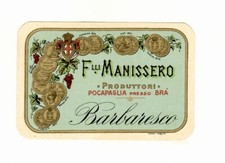 Etichetta vintage originale