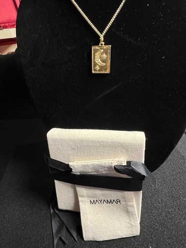 Collana con ciondolo luna - , e