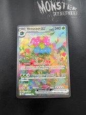 POKEMON VENUSAUR EX 198/165 SPECIAL ILLUSTRATION RARE 151
