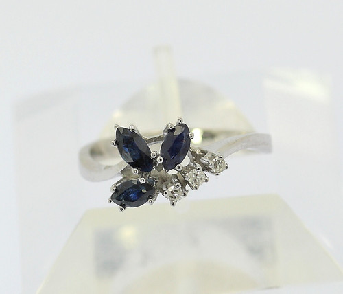 Anello oro bianco kt 14 - 14,