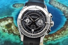 Orologio Hamilton Jazz Mater Seaview Valjoux 7753 Cronografo 45mm H376160 con scatola