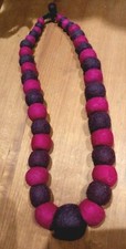 Collana lana cotta - , artigianale