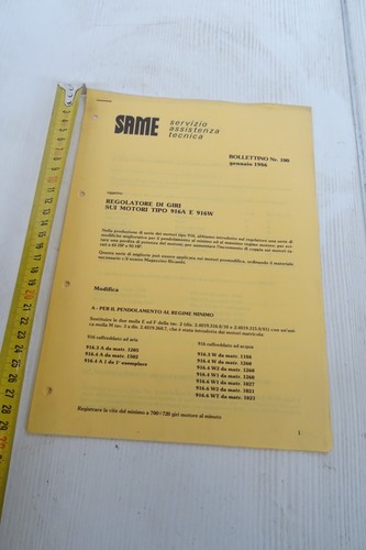 Trattore same bollettino - trattore,