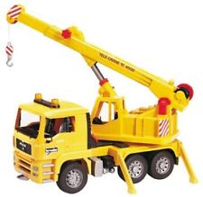 Bruder 02754- Camion Man con gru Giallo  - scala 1/16