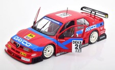 Alfa Romeo 155 V6 TI #26 Fisichella 1995 fabbrica 83 W1801004 modellino auto 1:18 nuovo imballo originale