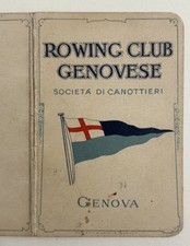 1934 Tessera Sport Canottaggio