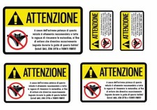 kit 5 Adesivi Stickers tette