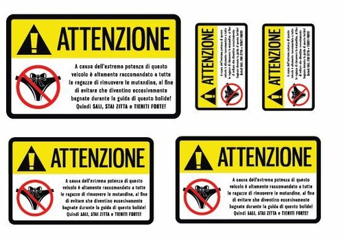Kit adesivi stickers tette - adesivi,