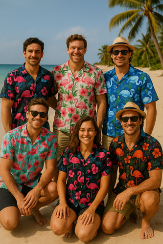 Camicia hawaiana king kameha - camicia,