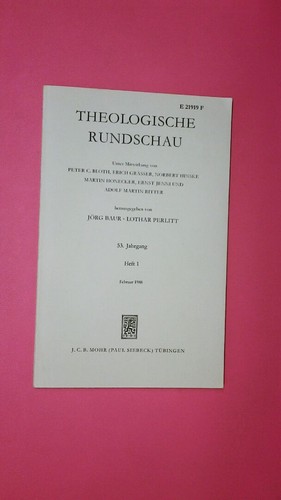 153568 theologische rundschau - theologische,