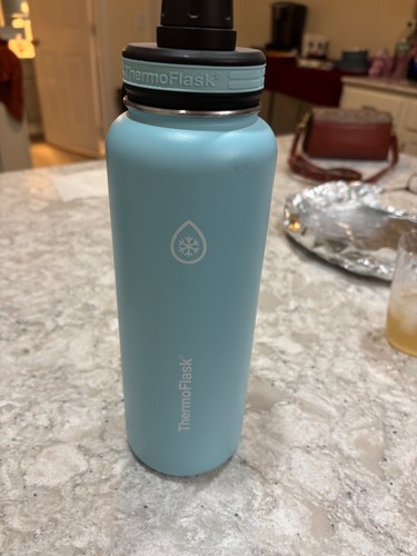 Thermoflask 40oz blue - blue, water