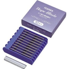 Lame per rasoio Feather Nape 10 fogli NP-10 set lame per rasoio rasatura/taglio