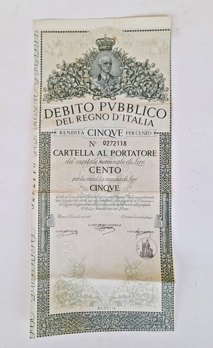 Debito pubblico del regno - debito,