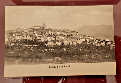 Cartolina alatri panorama - cartolina,