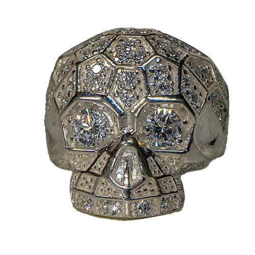 Anello teschio 925 argento - teschio,