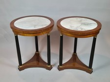 ANTICA COPPIA TAVOLI IMPERO