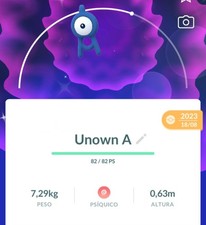 Pokemon Shiny Unown - Icognito - Zarbi -Letters and symbols !/?- POKEMON GO