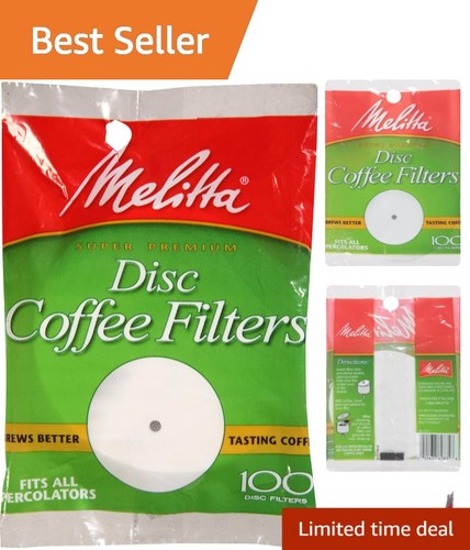 100 filtri caffè melitta disc - 100,