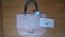 BORSA tote shopper con BUSTINA TOPOLINO Colors by Jennifer Sky for DISNEY rosa