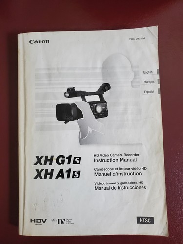 Canon g1s xh a1s - xh,