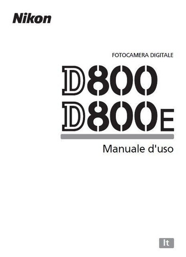 Per nikon d800e manuale - per,
