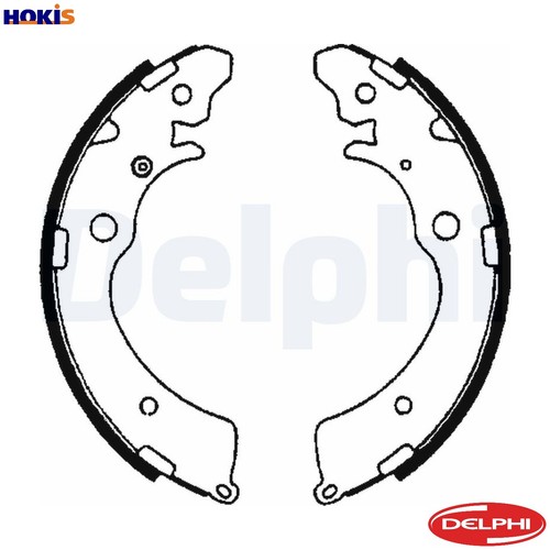 Set scarpe freno ls1641 per - set,