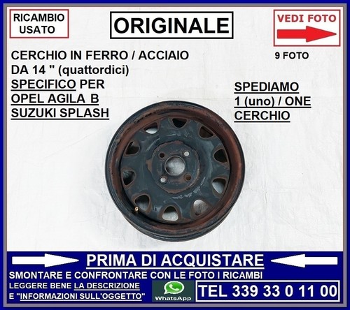 Cerchio ruota ferro acciaio - ferro,