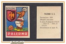 FIGURINA calcio PALERMO mascotte scudetto 1949 Originale Nannina vintage d'epoca
