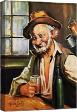 Quadri Moderni Teomondo Scrofalo 50X35 Cm Stampe Da Parete Su Tela Canvas Arredo