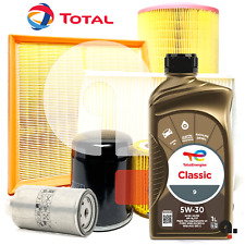 Kit Tagliando Per Fiat Idea 1.2 1.4 1.4 GPL 3 Filtri + 3LT Olio Total 5W30
