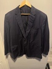 Giacca Brioni lana a righe blu